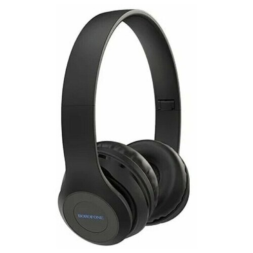 Наушники Borofone BO4 Charming rhyme беспроводные накладные BT50 AUX 200 мАч чёрные 72000₽
