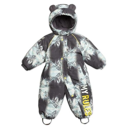 фото Комбинезон для мальчиков, рост 86 см, цвет серый pelican