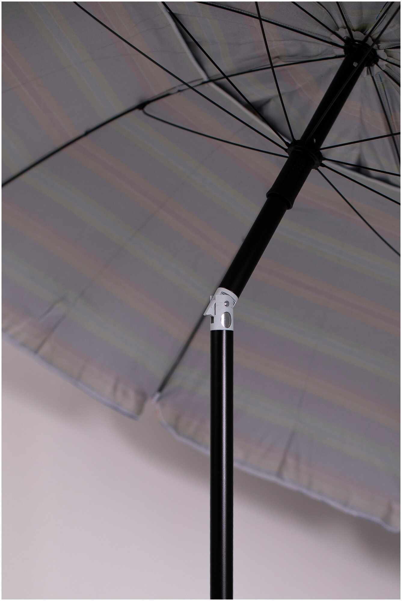 Зонт пляжный, солнцезащитный 2.2 м 10 спиц, . ткань-оксфорд, с клапаном, с наклоном. - фотография № 4