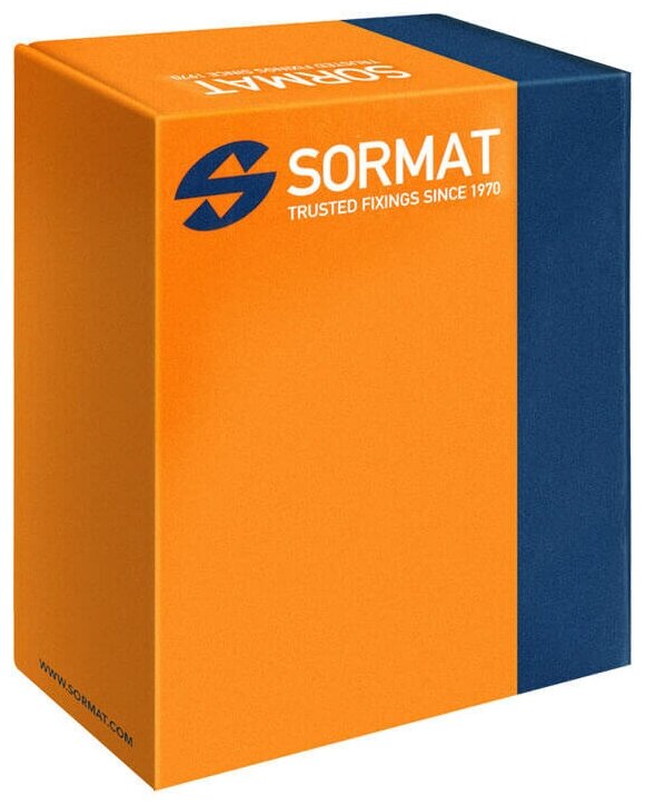 Дюбель SORMAT KBT 10 14х70 (25 шт) нейлон