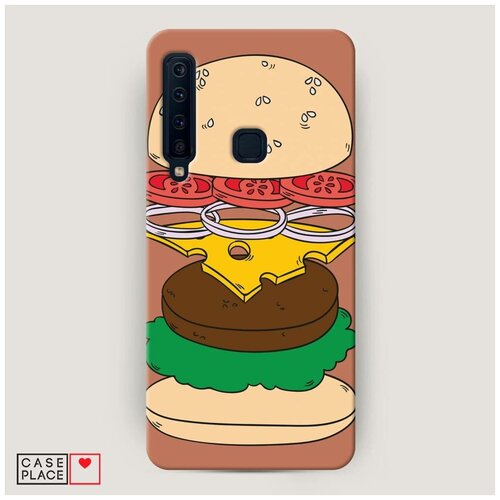 фото Чехол пластиковый samsung galaxy a9 2018 бургерные слои case place