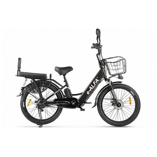 Электровелосипед Eltreco e-Alfa Fat, год 2021, цвет Черный