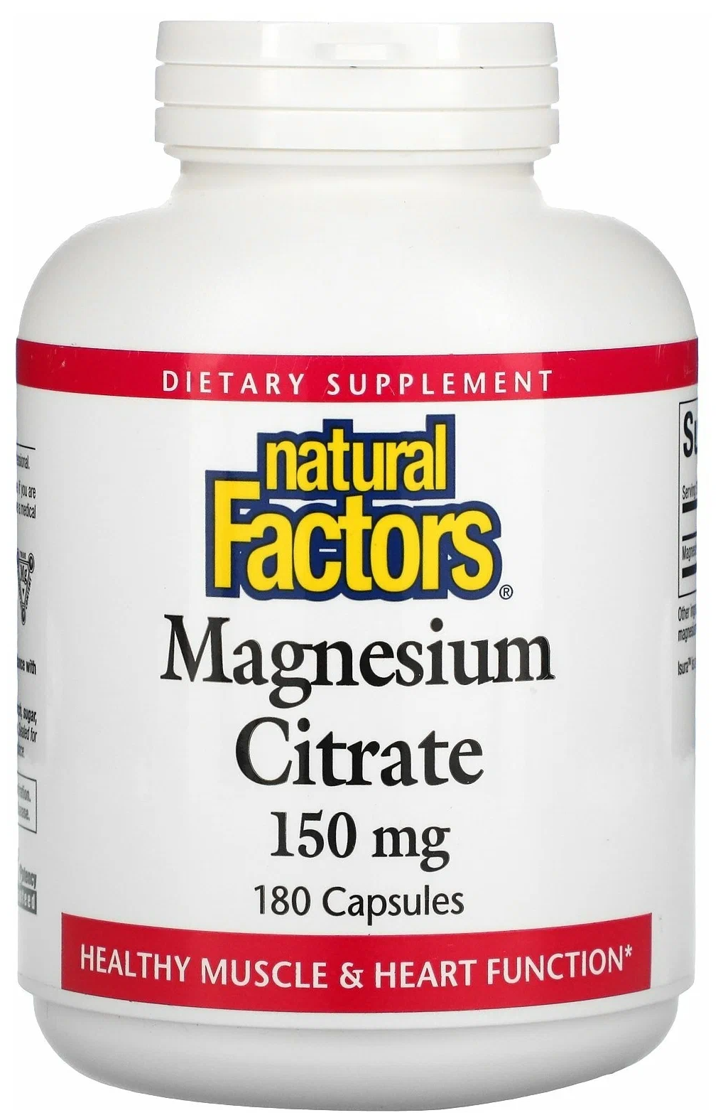 Natural Factors Magnesium Citrate капс.