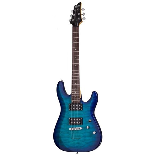 Schecter C-6 Plus OBB гитара электрическая шестиструнная, синий бёрст Океан schecter c 6 plus cb гитара электрическая шестиструнная цвет черный угольный бёрст