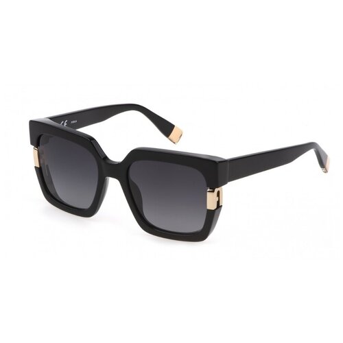 Солнцезащитные очки FURLA, золотой, черный