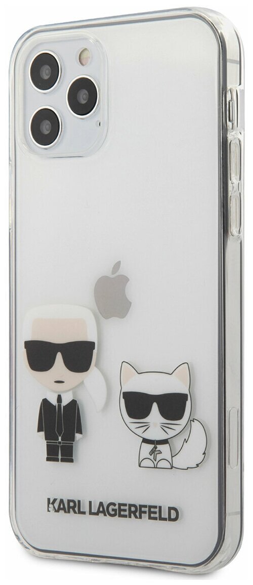 Чехол Karl Lagerfeld (KLHCP12MCKTR) для iPhone 12/12 Pro (Transparent) - фото №1