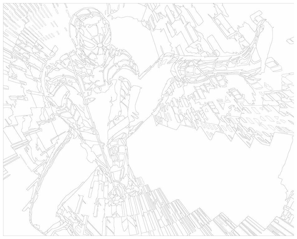 Картина по номерам человек паук