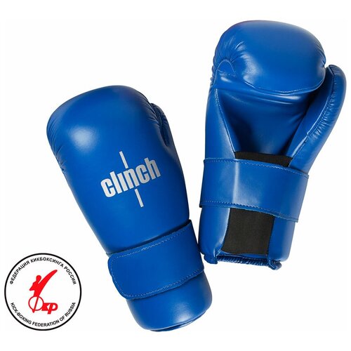 фото Перчатки полуконтакт clinch semi contact gloves kick красные (размер s)