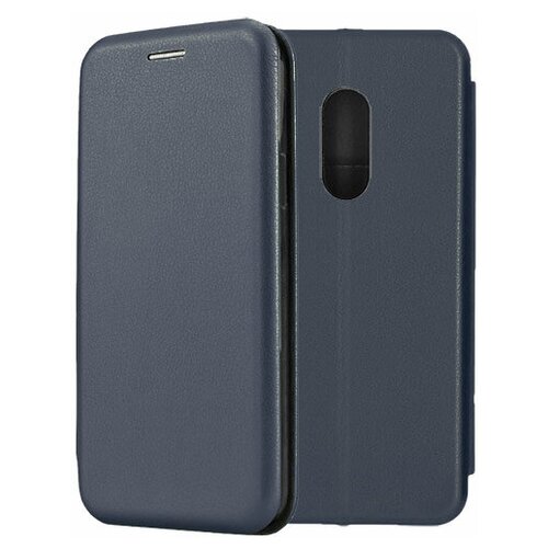 фото Чехол-книжка fashion case для xiaomi redmi note 4 синий