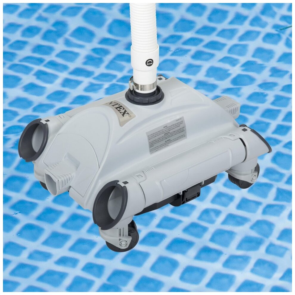Автоматический пылесос для бассейна Intex Auto Pool Cleaner 28001 серый - фотография № 4