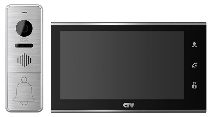 CTV-DP4705AHD Комплект видеодомофона (Черный)