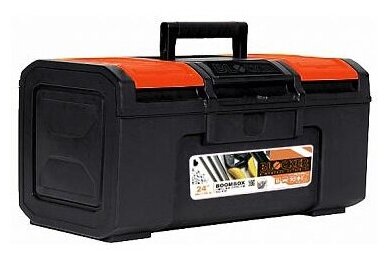 Ящик для инструмента Blocker Boombox 16" черный/оранжевый - фотография № 13