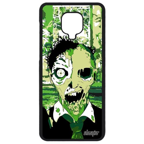 фото Необычный чехол для мобильного // xiaomi redmi note 9s // "зомби" монстр хэллоуин, utaupia, зеленый