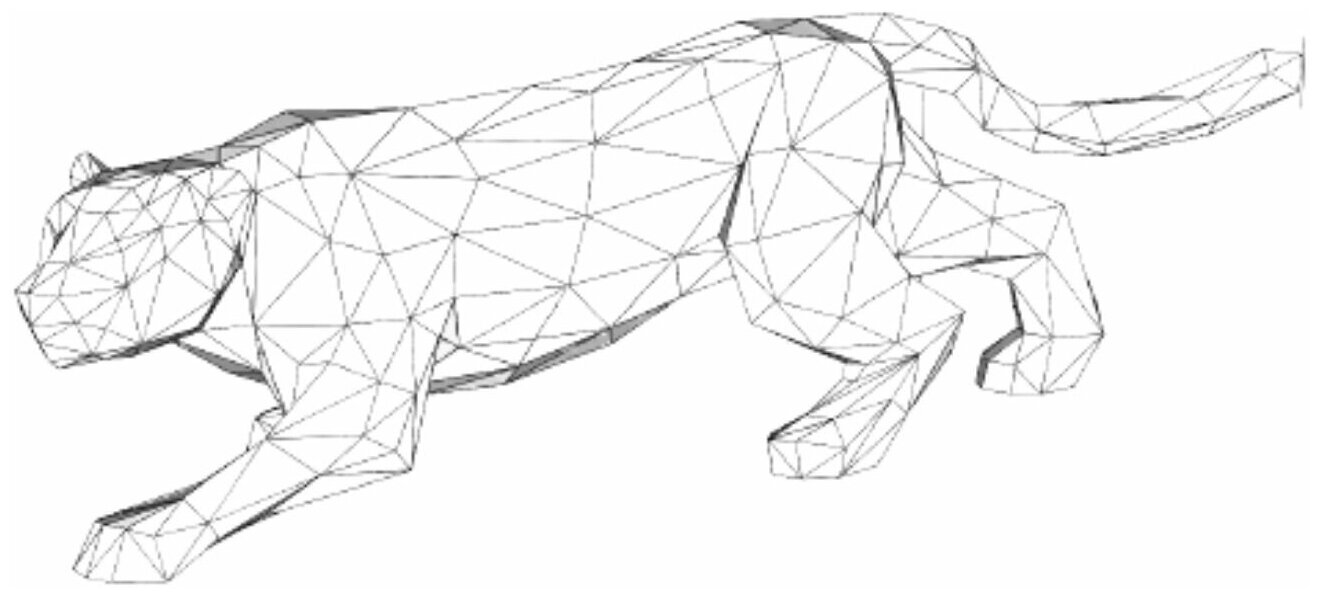 3D-конструктор оригами фигура Пантера подарочный набор на новый год 2022 для сборки полигональной фигуры