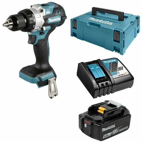 дрель шуруповерт аккумуляторная 130нм 18в lxt li ion 1x5ач з у makita ddf486rt Дрель-шуруповерт аккумуляторная 130Нм 18В LXT Li-Ion 1x5Ач, з/у Makita DDF486RT