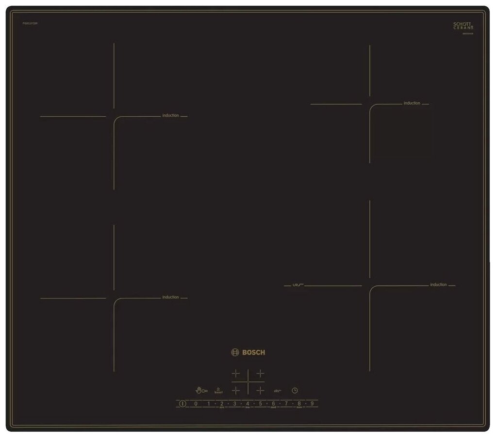 Индукционная варочная панель Bosch PIE611FC5R - фотография № 2