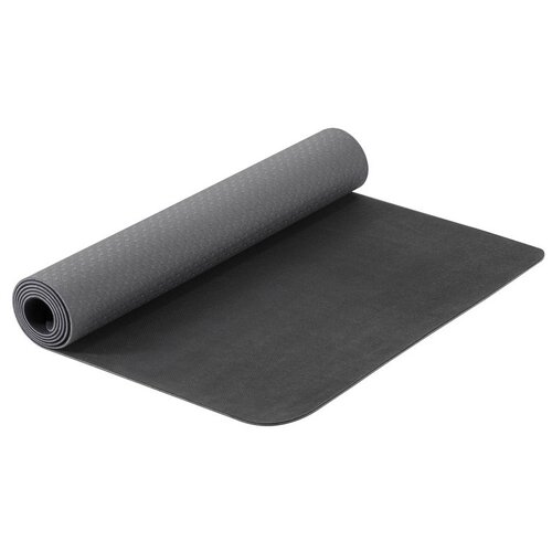 фото Коврик для йоги airex yoga eco pro mat, 183х61х0.4 см серый надпись