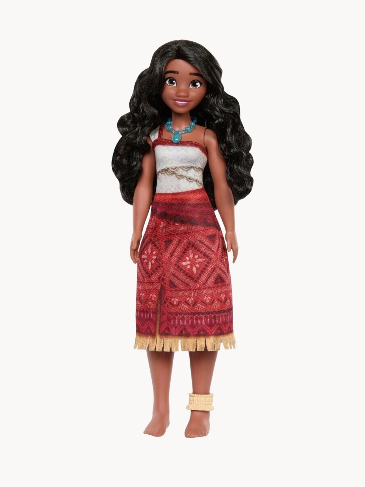 Кукла Mattel Disney Princess Моана с аксессуарами JBT56, коричневый/красный