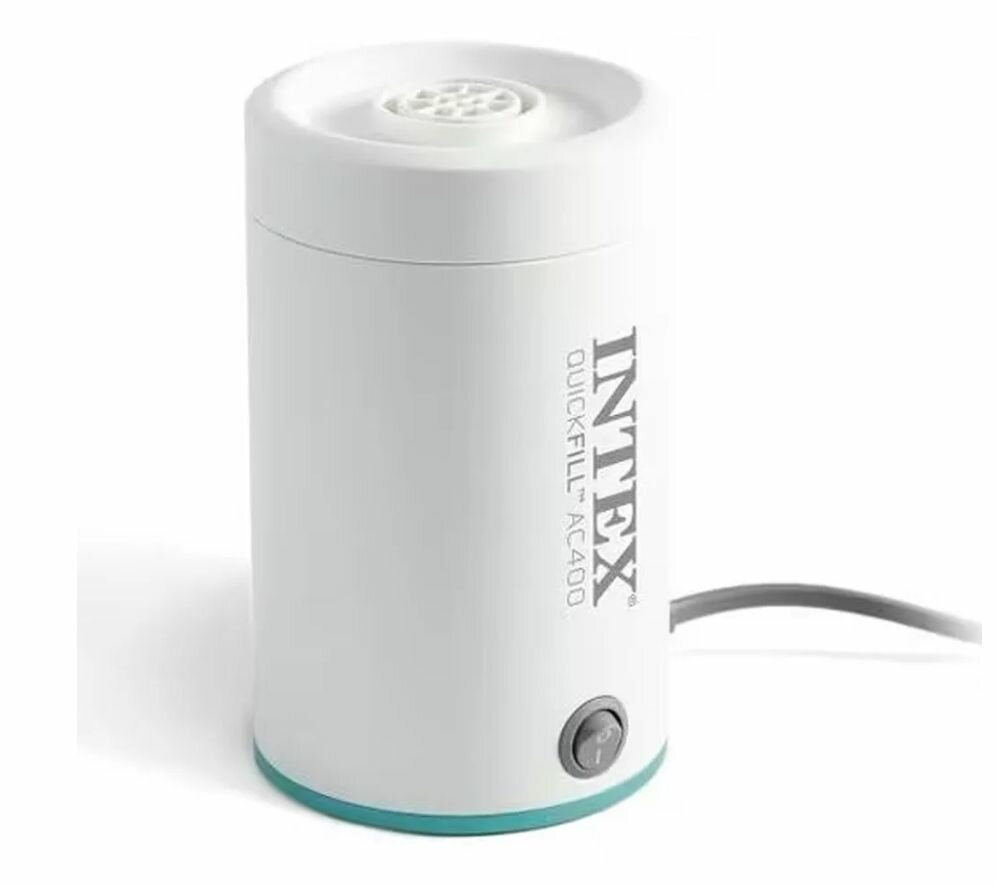фото Насос электрический 5В, Intex 66646 "Quick-Fill", от сети 220В, 2 насадки в комплекте