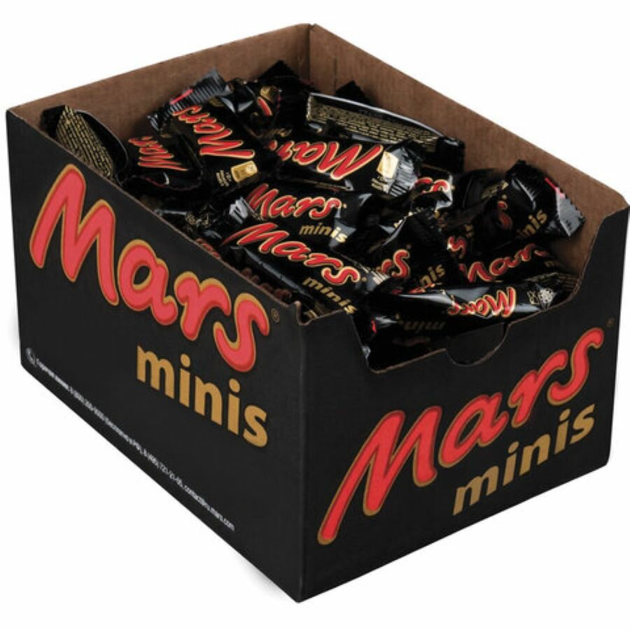 Конфеты 2.7 кг Mars Minis, 1 коробка