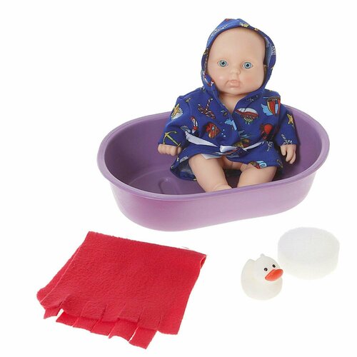 Карапуз Весна в ванночке мальчик 22 см кукла карапуз в ванночке девочка