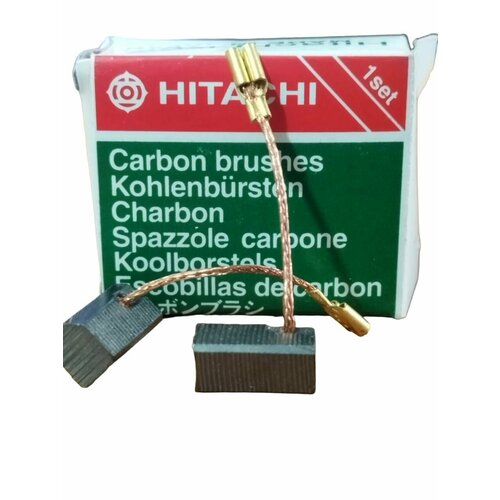 Угольные щетки HITACHI 999-005 (6.5*7.5*14мм) genuine gear cover ass y for hitachi 332529 g13sn g13sq g12sq g10sq g10sn g12sn disc grinder