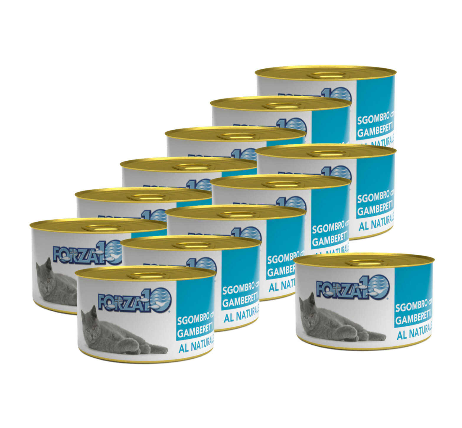 FORZA10 влажный корм для взрослых кошек со скумбрией и креветкой. 0,75 гр. х 12 шт.