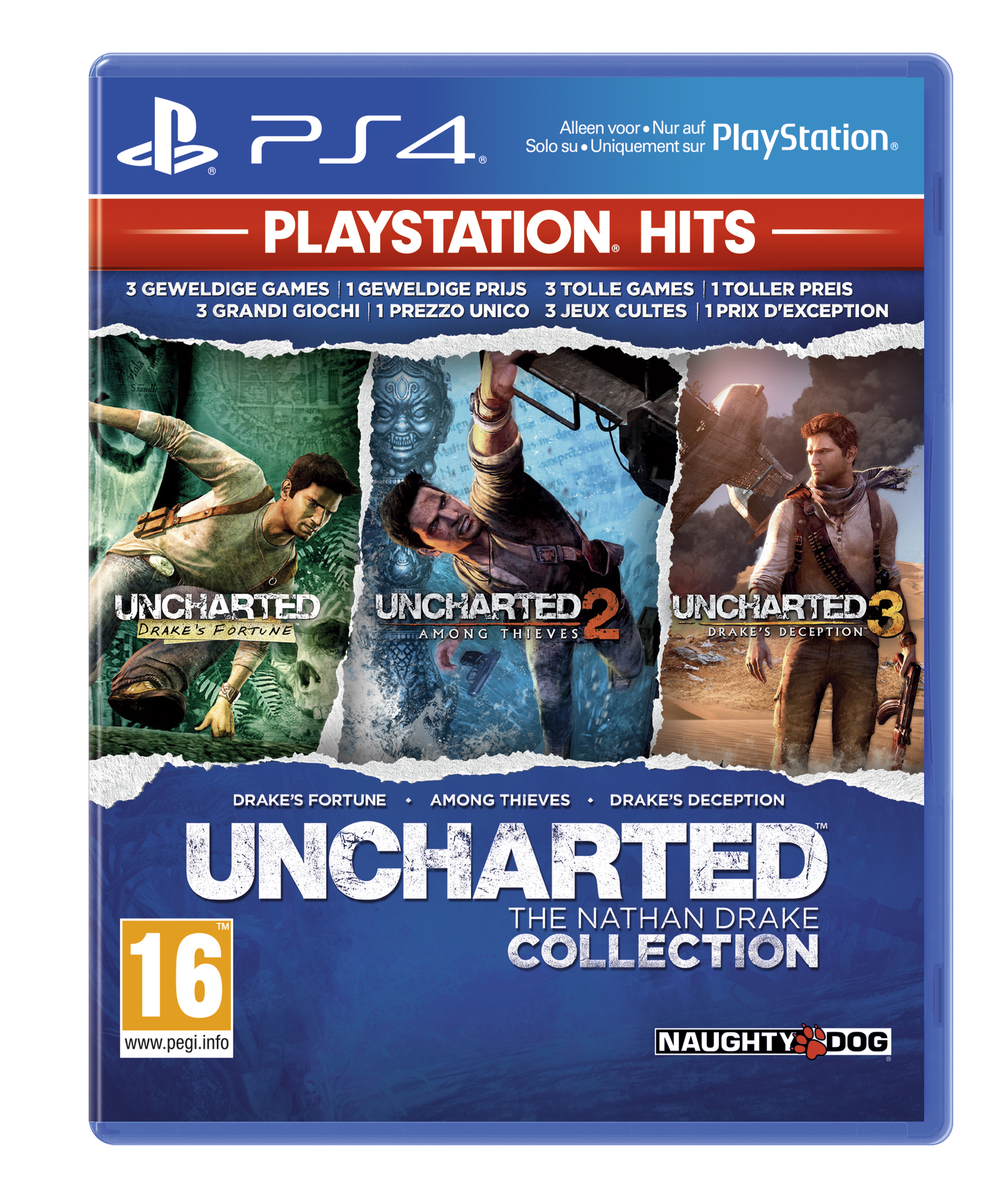 Игра для PlayStation 4 Uncharted Натан Дрейк Коллекция англ Новый