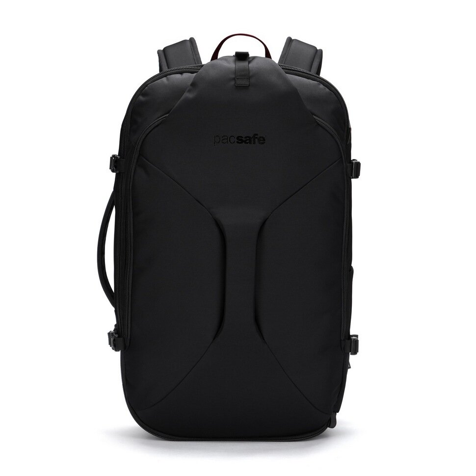 Рюкзак в ручную кладь антивор Pacsafe Venturesafe EXP45, черная смола, 45 л.