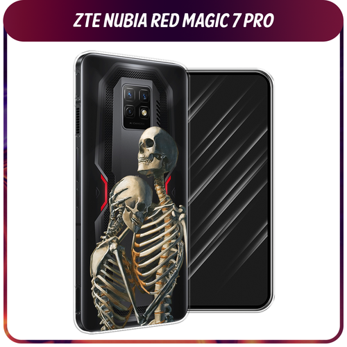 Силиконовый чехол на ZTE Nubia Red Magic 7 Pro / ЗТЕ Нубиа Ред Меджик 7 Про I’m so sorry, прозрачный силиконовый чехол на zte nubia red magic 7 pro зте нубиа ред меджик 7 про розы на сером