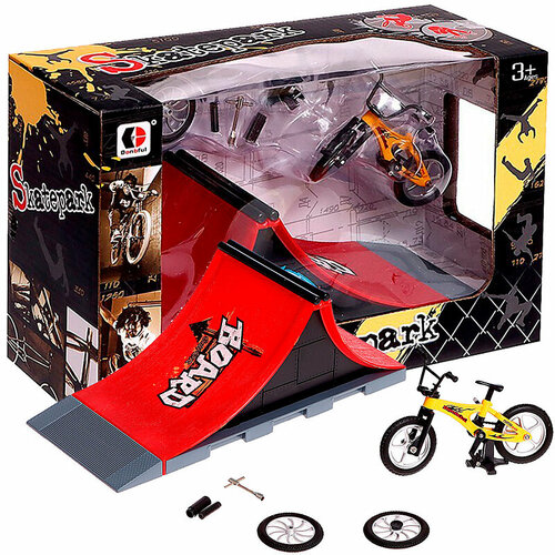 Cкейтпарк: Трамплин Книжка и фингербайк Action Sports Toys