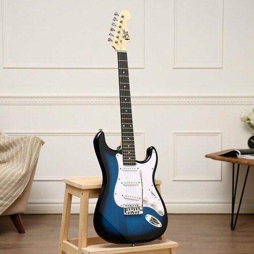 Электрогитара Music Life ML-100BL, S-S-S, синяя электрогитара stratocaster s s s цвет натуральный foix