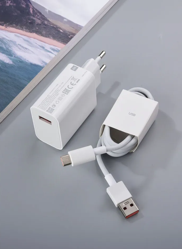 Зарядное устройство Xiaomi 120W Charging Combo (Type-A) EU/ Набор 120W сверх быстрая зарядка — фото 1