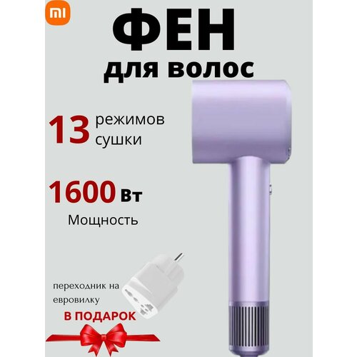 Фен для волос Mijia High Speed Hair Dryer H701 (GSH701LXT) фен xiaomi mijia high speed ion hair dryer h701 gsh701lxp purple