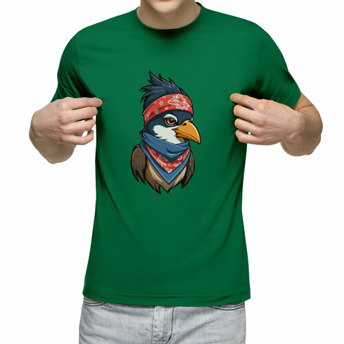 Футболка Us Basic, размер L, зеленый женская мужская футболка с длинным рукавом футболка в стиле хип хоп