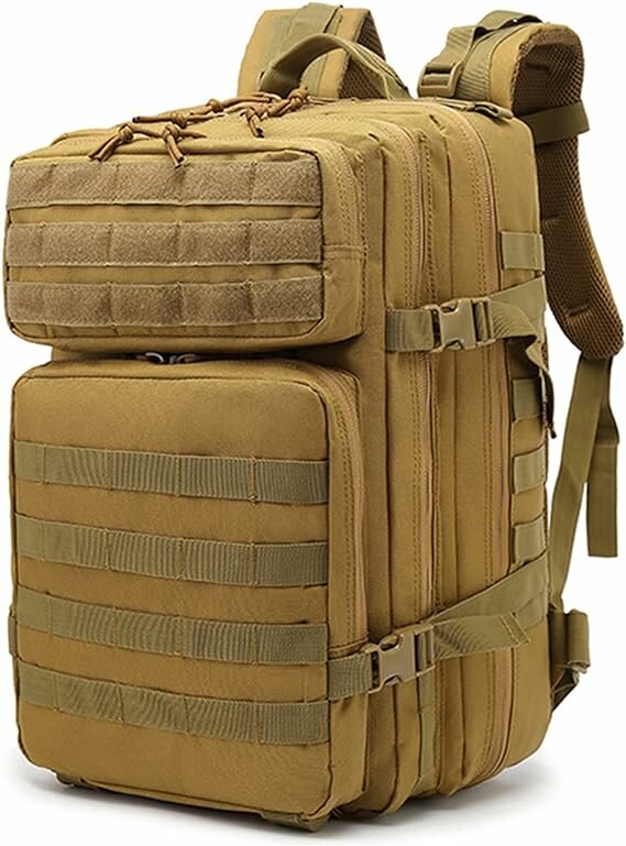 Тактический мужской рюкзак/ Рюкзак для рыбалки/Походный/Туристический Модель Snoburg SN3562,45 литров/Песок