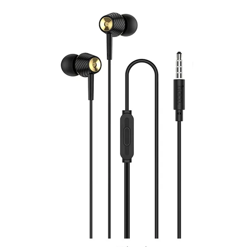 Проводные наушники Hoco M70 Graceful черный 2410₽