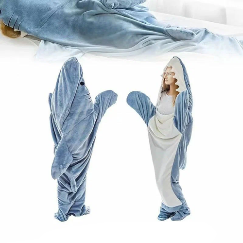 Акулий плед фланелевый спальный мешок свободный цельный костюм кемпинговый 399900₽