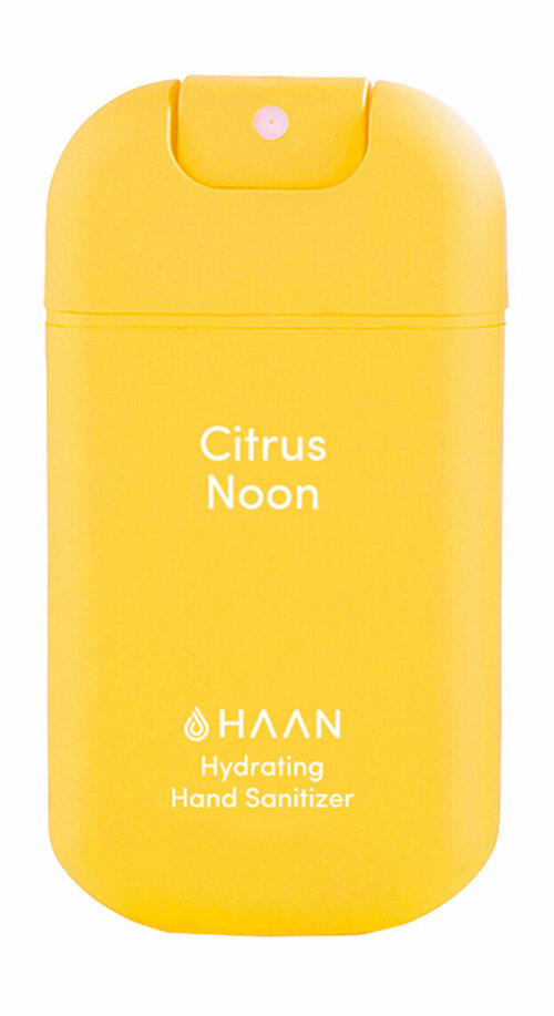 Карманный санитайзер с ароматом лимона для очищения и увлажнения кожи рук Haan Citrus Noon Hydrating Hand Sanitizer
