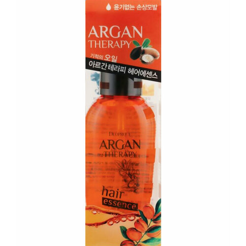 Deoproce Argan Therapy Hair Essence Эссенция для восстановления волос с аргановым маслом, 80мл