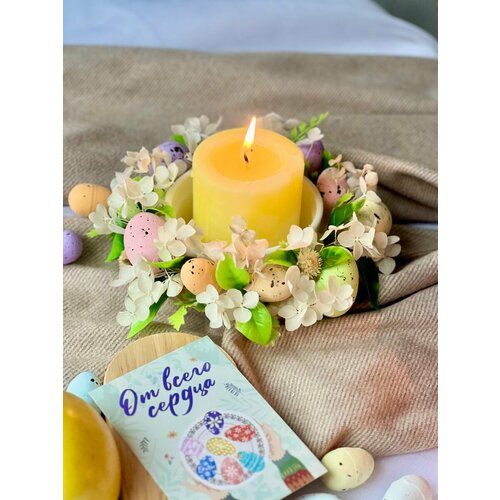 Пасхальный настольный подсвечник 