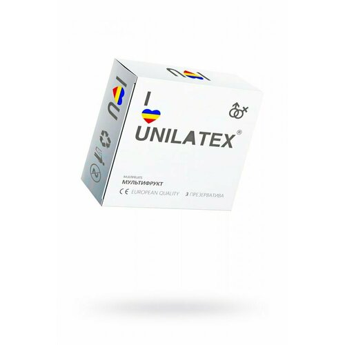 Презервативы Unilatex Multifrutis ароматизированные цветные №3 шт