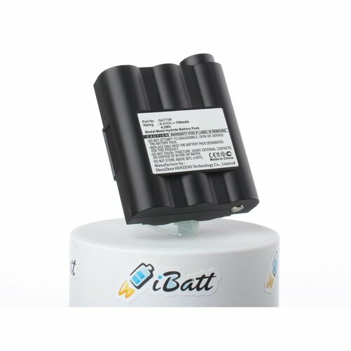 Аккумуляторная батарея iBatt iB-A1-M5101 700mAh для радиостанций Midland аккумулятор batt5r для радиостанции midland gxt650 gxt500 gxt400 batt5r gxt300 lxt310 gxt550 gxt600 lxt210 pb atl g7 gxt300vp1