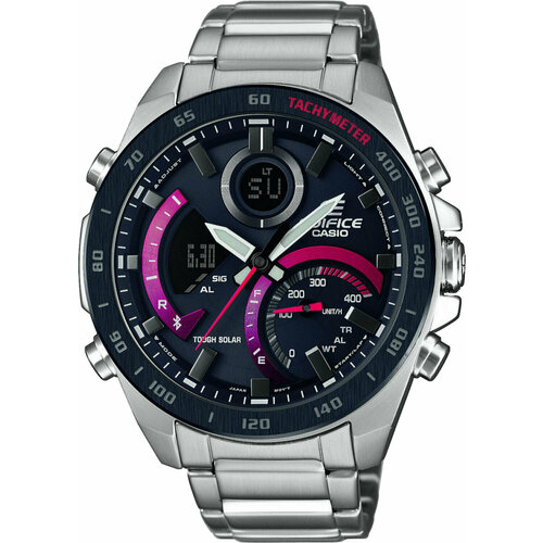 Наручные часы CASIO Edifice ECB-900DB-1A, серебряный наручные часы casio edifice японские ecb 900db 1a серебряный черный