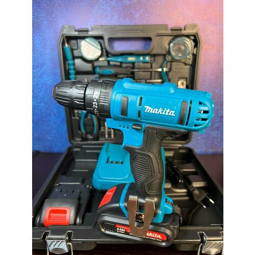 Шуруповерт аккумуляторный 26В с набором инструментов 2 АКБ 5000₽