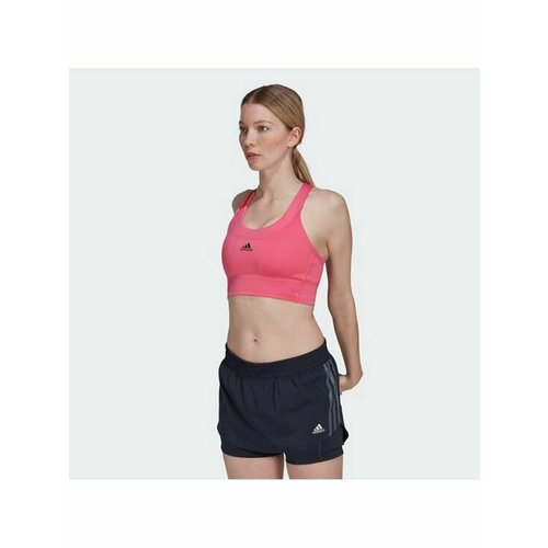 Кроп-топ adidas, размер S/M [producenta.mirakl], розовый бра sakura asics logo bra женщины 2012c362 600 xs