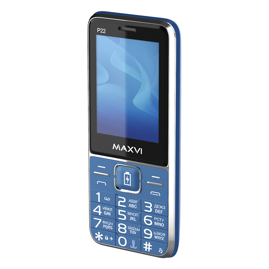 Телефон MAXVI P22, 2 SIM, marengo