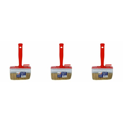 Headman Кисть малярная, Мини-макловица 682-050, натуральная щетина, пластиковая ручка, 30 x 120 мм, 3 шт.