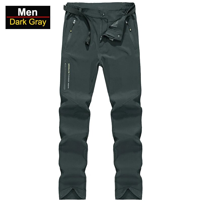 CHRLCK мужские водонепроницаемые походные брюки Черный Asian 5XL(EU XXXL) Men-Dark Gray