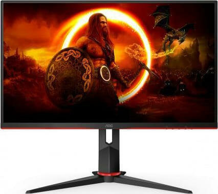 Монитор 27" AOC Q27G2S Black-Red с поворотом экрана (IPS, 2560x1440, 165Hz, 1 ms, 178°/178°, 350 cd/m, 80M:1, +2xHDMI
